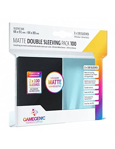 Gamegenic, Matte Double Sleeving Pack 100 von Gamegenic
