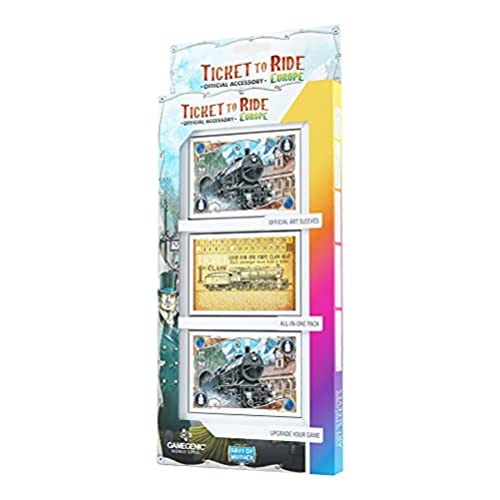 Gamegenic, Ticket to Ride Europe Art Sleeves von Asmodee