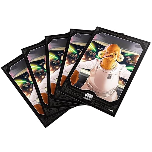 Gamegenic, Star Wars: Unlimited Art Sleeves – Admiral Ackbar, Sleeve Color Code: Gray von Gamegenic