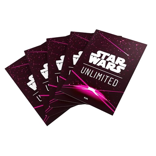 Gamegenic, Star Wars: Unlimited Art Sleeves – Card Back Magenta, Sleeve Color Code: Gray von Gamegenic