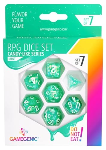 Gamegenic , Candy-like Series - Mint - RPG Dice Set von Gamegenic