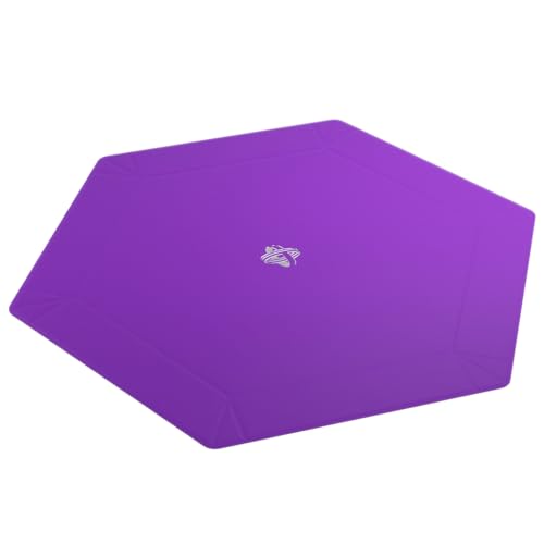 Gamegenic , Magnetic Dice Tray Hexagonal Black/Purple von Gamegenic
