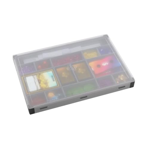Gamegenic Token Silo XL Convertible (Black) - Stackable Token Box - 15 Removable Trays in 5 Different Sizes - Store and Organize Board Game Tokens - Convenient Space-Saving Design - Made by von Gamegenic