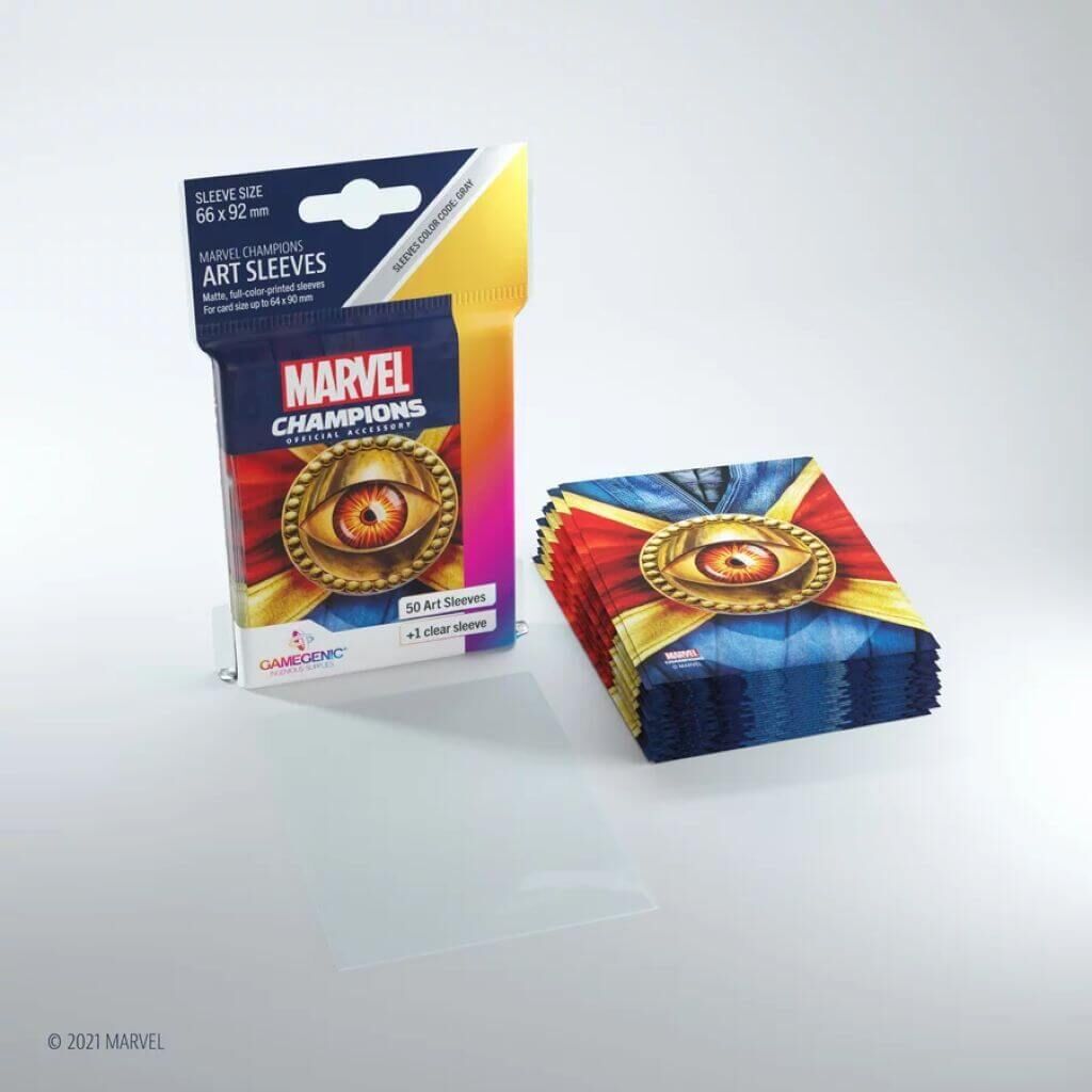 'Marvel Champions Art Sleeves - Doctor Strange (50 Sleeves)' von Gamegenic