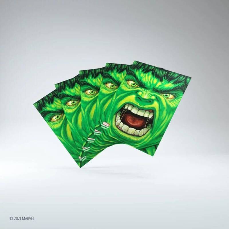'Marvel Champions Art Sleeves - Hulk 50 Stück' von Gamegenic