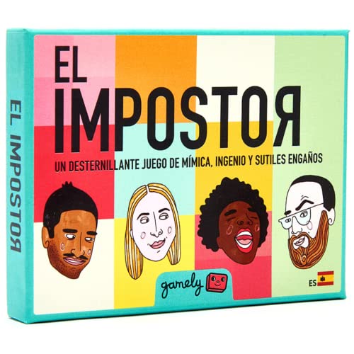 El Impostor: Das urkomische Party-Spiel der Mini-Gesten und subtilen Täuschung (im Taschenformat) [Spanisch] von Gamely