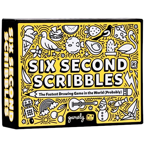 Six Second Scribbles: Das hektisch schnelle und fantastisch lustige Zeichenspiel | EIN familienfreundliches Partyspiel für Kinder, Jugendliche und Erwachsene (Englisch) von Gamely