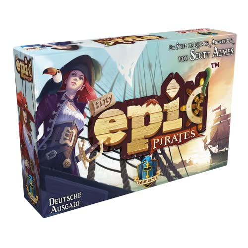 Gamelyn Games, Tiny Epic: Pirates, Grundspiel, Familienspiel, Brettspiel, 1-4 Spieler, Ab 12+ Jahren, 45+ Minuten, Deutsch von Asmodee