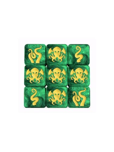 Gamelyn Games Tiny Epic Cthulhu, 9-teiliges Würfel-Set, Brettspiel-Zubehör von Gamelyn Games
