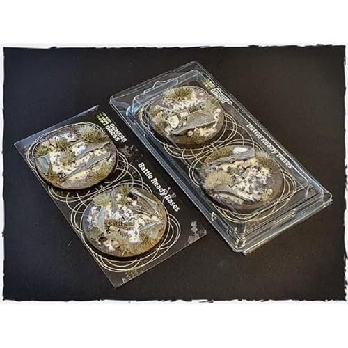 Gamers Grass GGB-WR60-1 - Kampffertige Basen - Winter, 60 mm, rund (2 Stück) von Gamers Grass