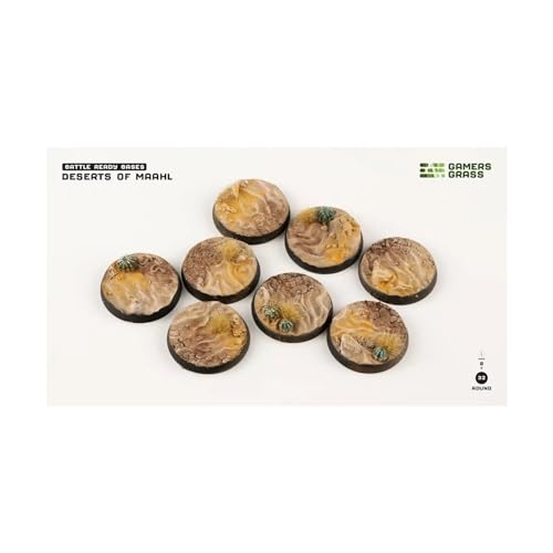 Gamers Grass Wüsten von Maahl Bases - Rund 32mm von Gamers Grass