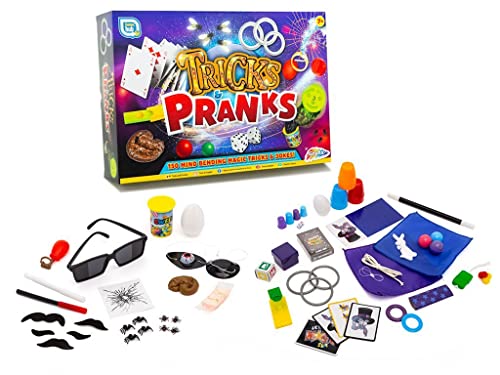 Games Hub Zaubertricks & Streiche Set 150 Teile Ultimate Magier Tricks & Witz für Kinder Karten Trick, Zauberstab, Fake Pool Streich Anfänger Geschenk Set Stütze Spielzeug Games Hub Zaubertricks & Streiche Set 150 Teile Ultimate Magier Tricks & Witz für Kinder Karten Trick, Zauberstab, Fake Pool Streich Anfänger Geschenk Set Stütze Spielzeug von Games Hub