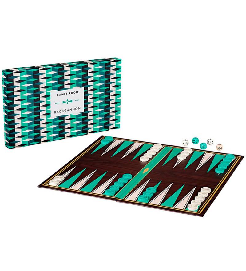 Games Room Brettspiele - Backgammon - Games Room - One Size - Brettspiele Games Room Brettspiele - Backgammon - Games Room - One Size - Brettspiele von Games Room