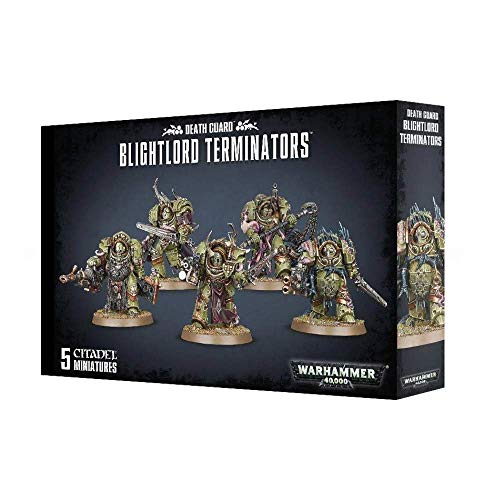 Warhammer 40k - Death Guard Blightlord Terminators, Black von Games Workshop