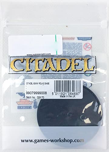 Citadel 80 mm runder Sockel (1 Einheit) von Games Workshop