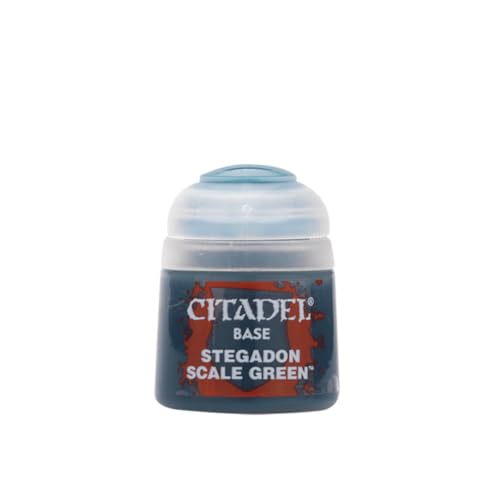 Games Workshop Citadel Base: Stegadon Scale Green 12 Milliliter Acryl Miniaturfarbe von CITADEL