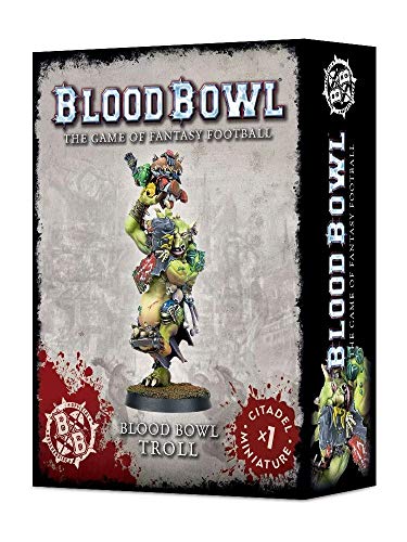 GAMES WORKSHOP 251,767,337,465.1 cm Blood Bowl Troll Figur, schwarz GAMES WORKSHOP 251,767,337,465.1 cm Blood Bowl Troll Figur, schwarz von Games Workshop