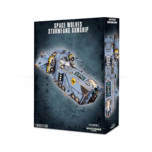 Games Workshop 251,765,056,837.2 cm Warhammer 101.6 cm Space Wolves Storm Fang Gunship Actionfigur, schwarz Games Workshop 251,765,056,837.2 cm Warhammer 101.6 cm Space Wolves Storm Fang Gunship Actionfigur, schwarz von Games Workshop