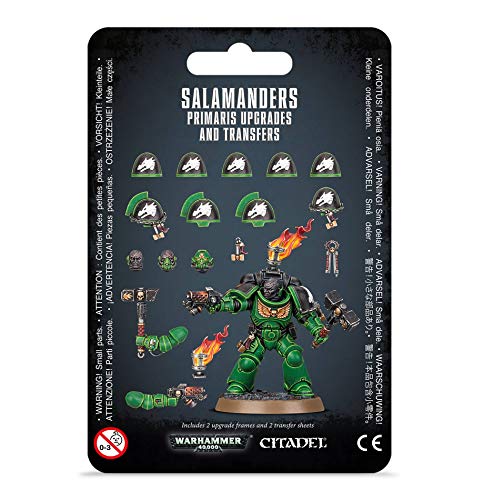 Games Workshop 48-59 Warhammer 40k – Salamanders Primaris Upgrades & Transfers von Games Workshop