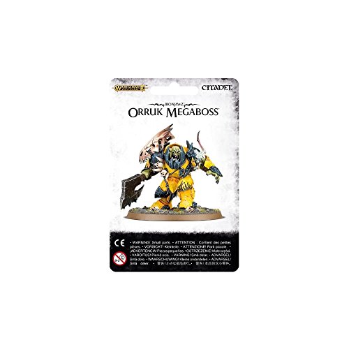 Warhammer Age of Sigmar 99070209003 Ironjawz Orruk Megaboss Tisch-und Miniaturspiel, Black von Warhammer Age of Sigmar