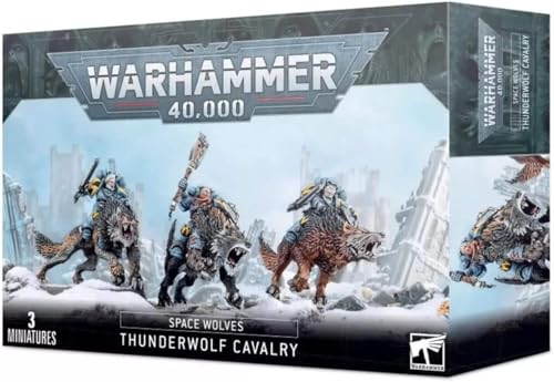 Games Workshop 99120101091 Space Wölfe Thunder Wolf Cavallerry Actionfigur, Mittel Games Workshop 99120101091 Space Wölfe Thunder Wolf Cavallerry Actionfigur, Mittel von Games Workshop