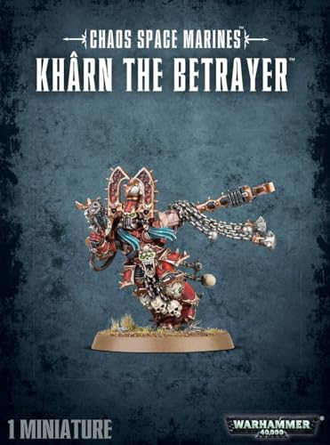 Games Workshop 99120102060" Kharn der Betrayer, Schwarz von Games Workshop