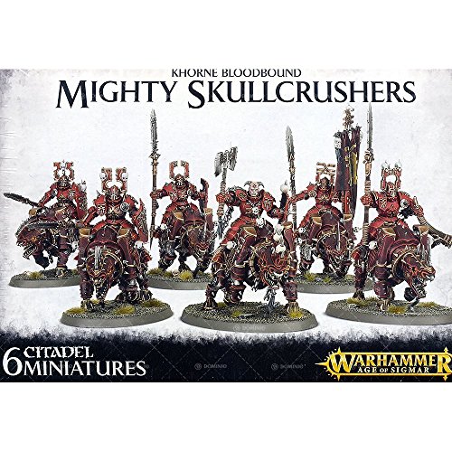 Games Workshop 99120201043 Khorne Bloodbound Mighty Skullcrushers Tisch-und Miniatur-Spiel, S Games Workshop 99120201043 Khorne Bloodbound Mighty Skullcrushers Tisch-und Miniatur-Spiel, S von Games Workshop