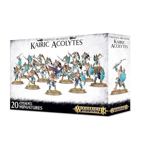 GAMES WORKSHOP Tzeentch-Kairic Acolytes Actionfigur, schwarz von GAMES WORKSHOP