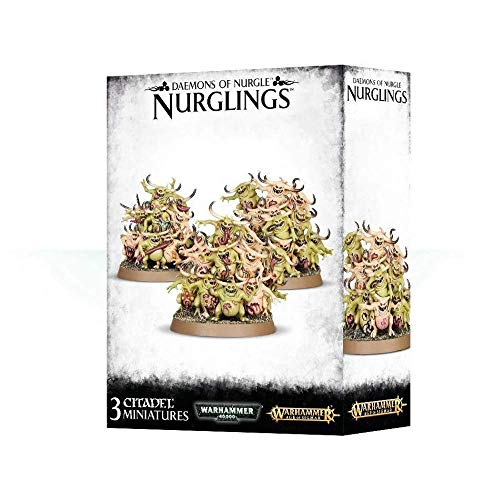 Games Workshop 99129915037 Armee Daemons of Nurgle Nurglings Kunststoff-Set, Schwarz Games Workshop 99129915037 Armee Daemons of Nurgle Nurglings Kunststoff-Set, Schwarz von Games Workshop