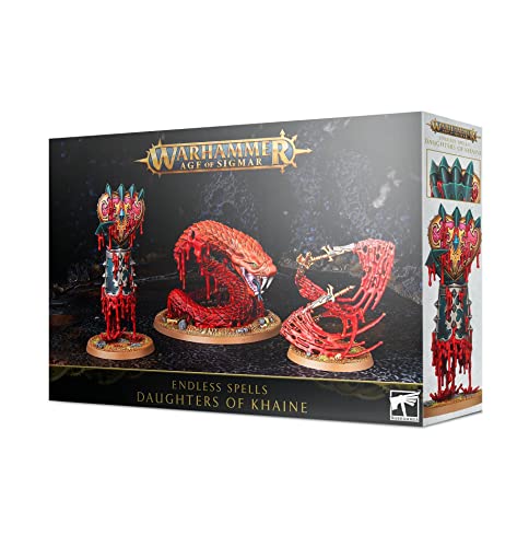 Games Workshop - Age of Sigmar - Endless Spells: Daughters of Khaine, Schwarz von Games Workshop