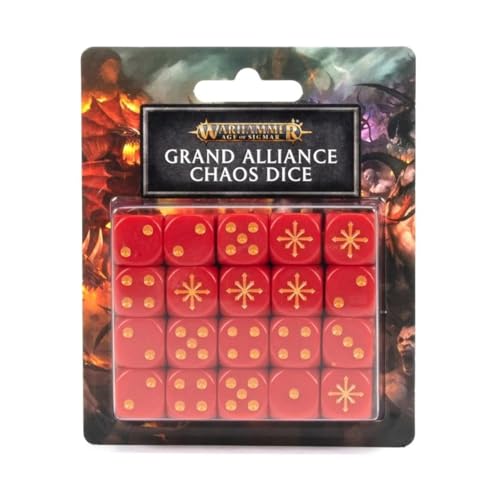 Games Workshop - Age of Sigmar: Grand Alliance Chaos Würfel-Set von Warhammer