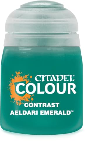 Games Workshop Citadel-Kontrastfarbe: Aeldari Emerald (18 ml) von Games Workshop
