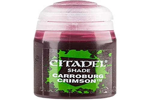 Games Workshop Citadel Pot de Peinture – Farbton Carroburg Crimson (24 ml), 1 Stück, 9918995301606 von CITADEL