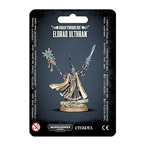 Games Workshop Eldrad Ulthran Aeldari: Eldrad Ulthran 13 Kunststoffkomponenten, 32 mm, runder Sockel, Alter 216+ Games Workshop Eldrad Ulthran Aeldari: Eldrad Ulthran 13 Kunststoffkomponenten, 32 mm, runder Sockel, Alter 216+ von Warhammer 40k