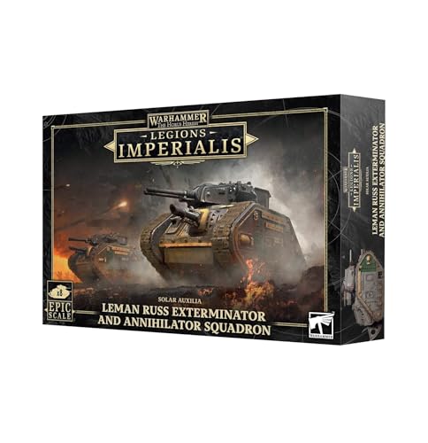 Games Workshop - Horus Heresy - Legions Imperalis: Leman Russ Exterminator und Annihilators Squadron [Epische Skala] von Games Workshop