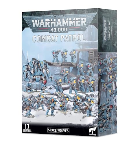 Games Workshop - Warhammer 40.000 - Combat Patrol: Space Wolves, Schwarz Games Workshop - Warhammer 40.000 - Combat Patrol: Space Wolves, Schwarz von Games Workshop
