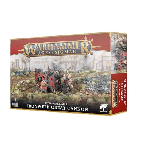 Games Workshop Städte von Sigmar: Ironweld Great Cannon, Schwarz von Games Workshop