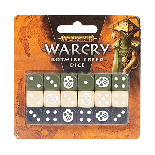 Games Workshop - Warcry: Rotmire Creed (Maggotkin of Nurgle) Würfel von Games Workshop