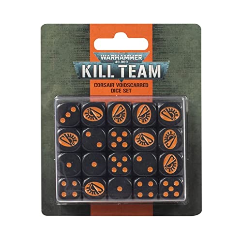 Games Workshop - Warhammer 40,000 - Kill Team: Aeldari Corsair Voidscarred Dice Set von Games Workshop