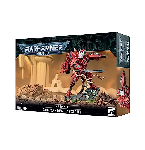 Games Workshop - Warhammer 40,000 - T'au Empire - Commander Farsight, Schwarz von Games Workshop