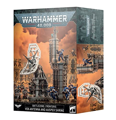 Games Workshop - Warhammer 40.000 - Battlezone Fronteris: Vox-Antenne/Auspex Shrine, Schwarz Games Workshop - Warhammer 40.000 - Battlezone Fronteris: Vox-Antenne/Auspex Shrine, Schwarz von Games Workshop