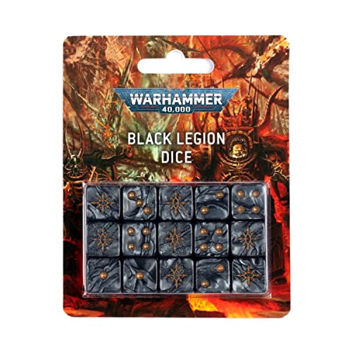 Games Workshop - Warhammer 40.000 - Black Legion Dice Games Workshop - Warhammer 40.000 - Black Legion Dice von Games Workshop
