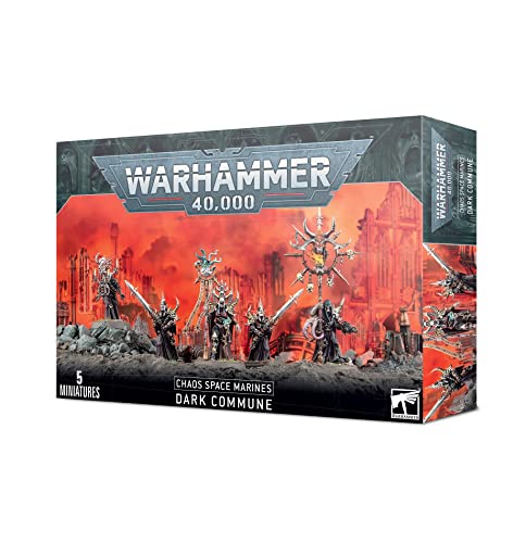 Games Workshop - Warhammer 40.000 - Chaos Space Marines: Dark Commune, Schwarz von Games Workshop