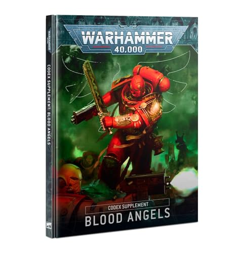 Games Workshop - Warhammer 40.000 - Codex Supplement: Blood Angels (ENG) - Regelwerk für Blood Angels Armee - Deutsch - Ab 168 Jahren - 104 Seiten - Inklusive Buch von Games Workshop