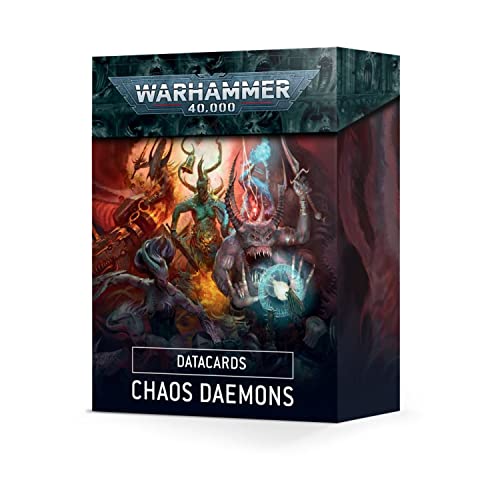 Games Workshop - Warhammer 40.000 - Datacards: Chaos Daemons von Warhammer