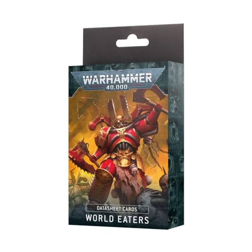 Games Workshop - Warhammer 40.000 - Datenblatt Cards: World Eaters (10th Edition - 2025) von Games Workshop
