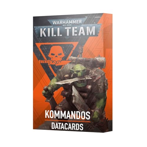 Games Workshop - Warhammer 40.000 - Kill Team: Datacards - Kommandos (2024 - 3rd Edition) - Kartenset - 14+ von Games Workshop