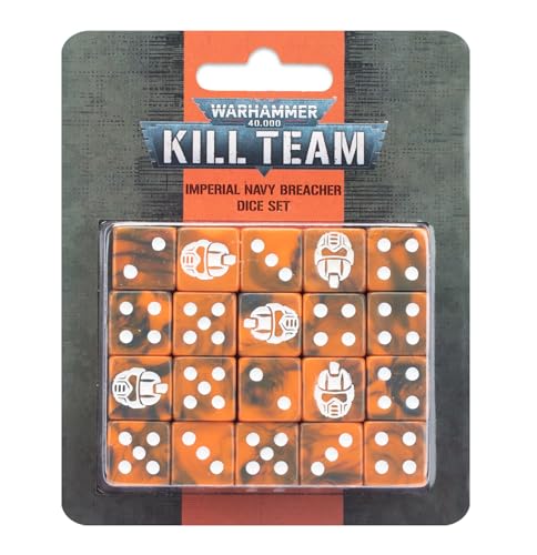Games Workshop - Warhammer 40.000 - Kill Team: Imperial Navy Breachers Würfelset von Games Workshop