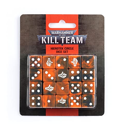 Games Workshop - Warhammer 40.000 - Kill Team: Necron Hierotek Kreiswürfel-Set von Games Workshop
