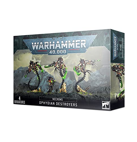Games Workshop - Warhammer 40.000 - Necrons: Ophydian Destroyers, Schwarz Games Workshop - Warhammer 40.000 - Necrons: Ophydian Destroyers, Schwarz von Games Workshop